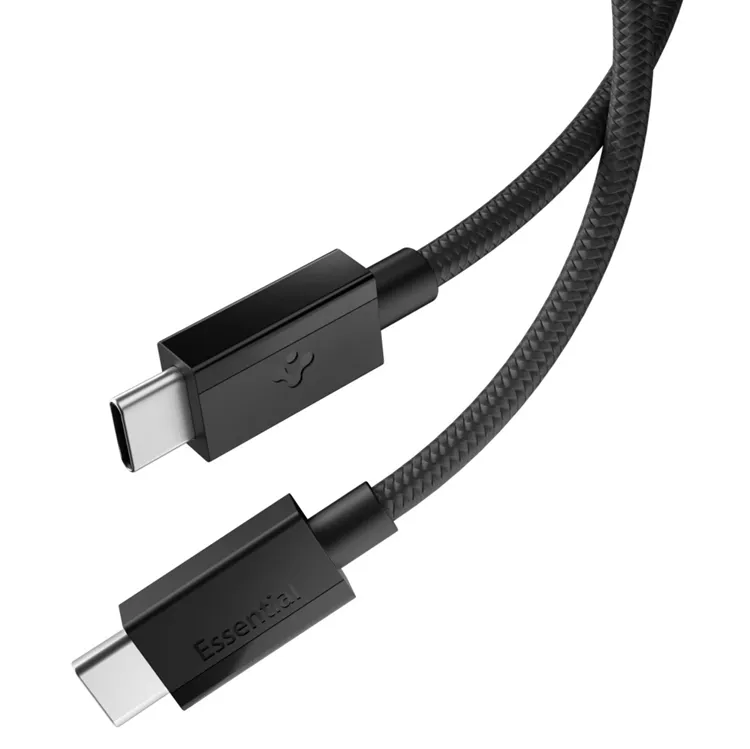 Spigen USB-C till USB-C Kabel EB6015CC Essential 1.5m 60W - Svart