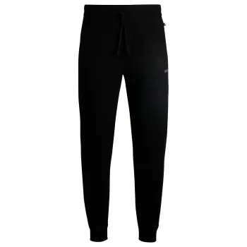 BOSS Waffle Pants With Cuff Svart Large Herr