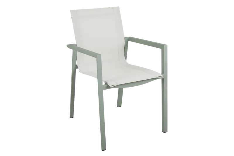 Brafab, Delia stapelstol dusty green/textilene