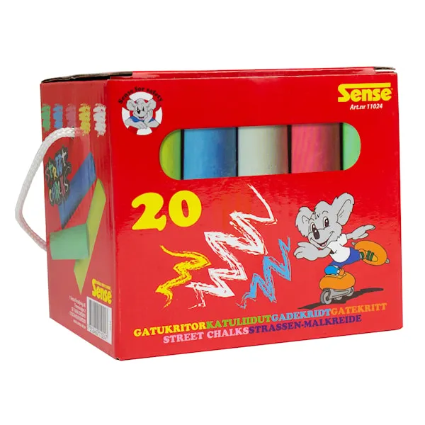 Gatukritor i papperskartong 20-p, Sense