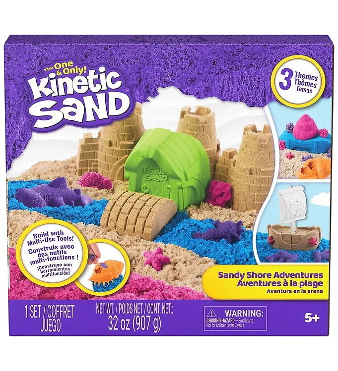 Kinetic Sand Strandset – 907 g – Sandy Strandäventyr