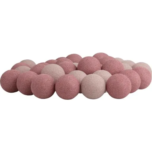 Irislights – Irislights French rose 20 bollar – Dekorationsbelysning – Rosa