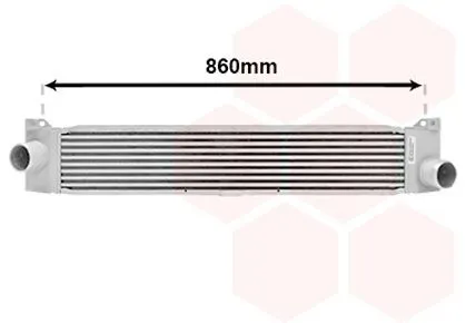 Intercooler VAN WEZEL 17004353