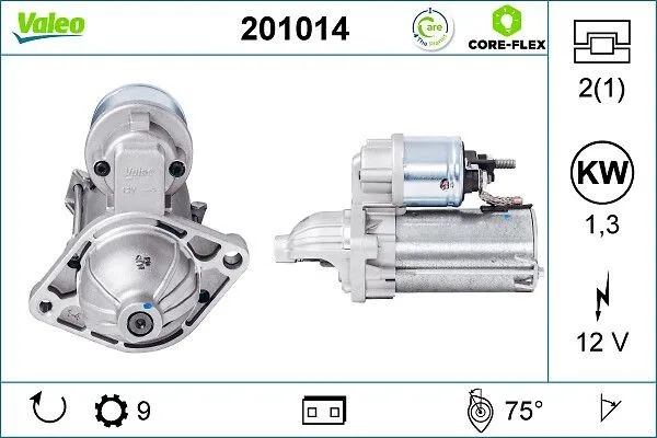 VALEO 201014 Startmotor