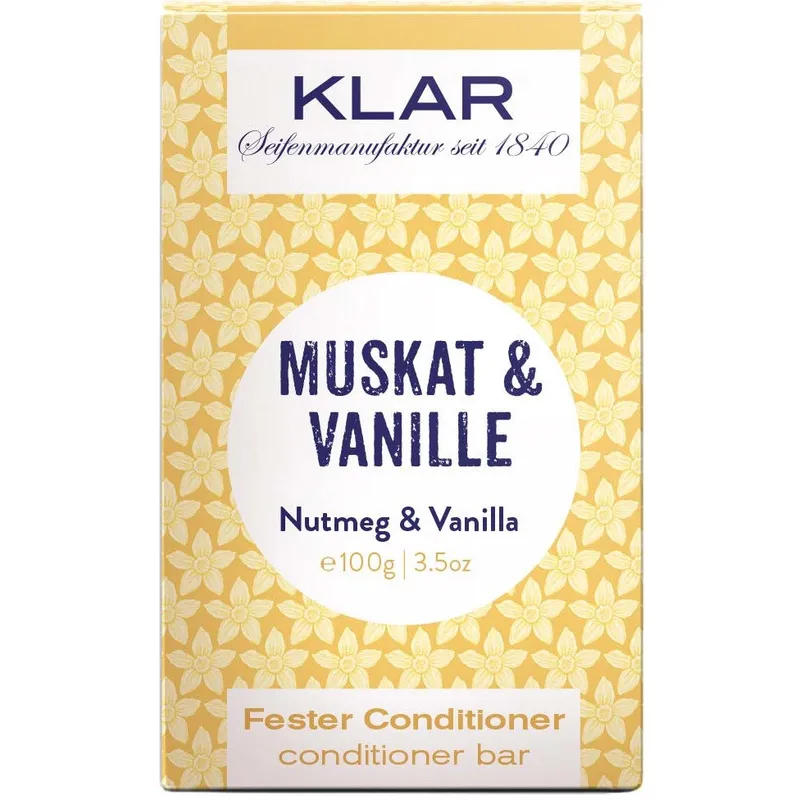 Nutmeg & Vanilla Conditioner Bar - Normalt hår