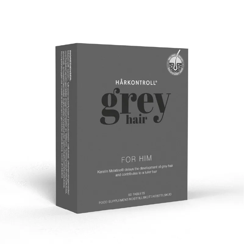 Hårkontroll Grey Hair For Him 60 st
