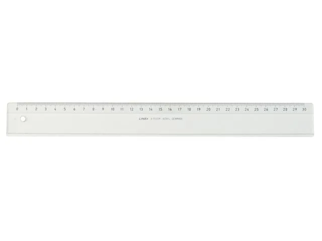 Linjal LINEX A1530M plast 30cm