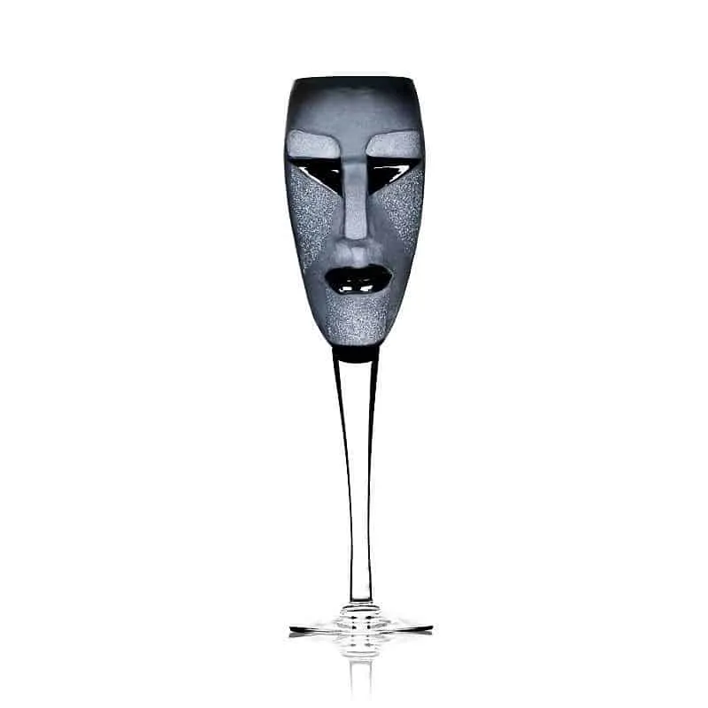 Målerås – Masq Kubik – Champagne glas – Svart design Mats Jonasson