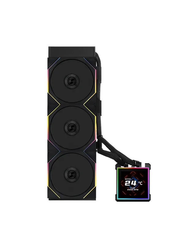 Lian Li HydroShift II LCD-S 360TL Flex Black - CPU Vattenkylare - Max 33 dBA