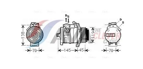AC-kompressor AVA COOLING SYSTEMS MSAK530