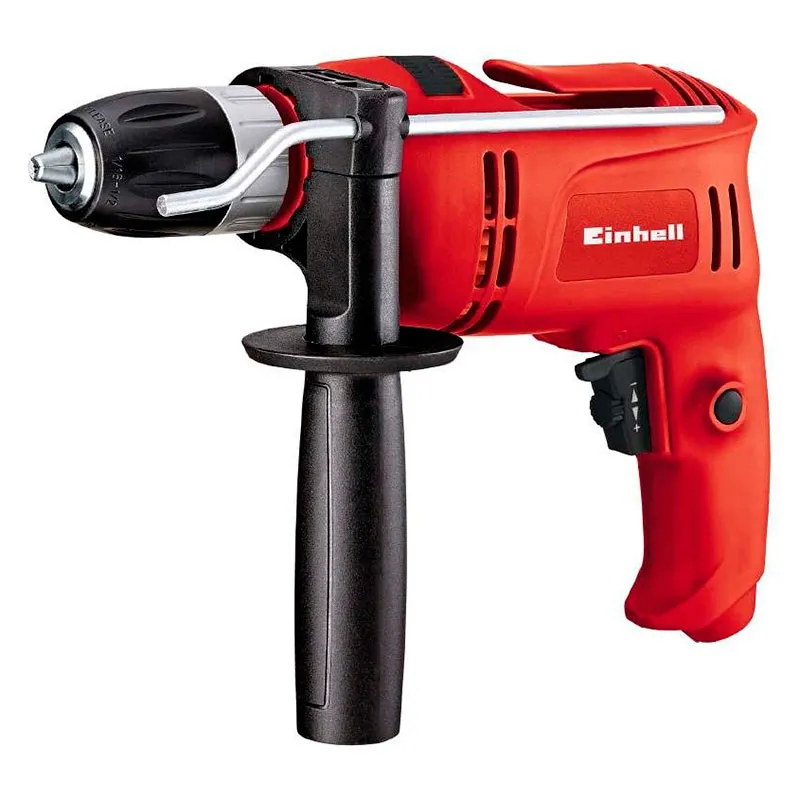 Einhell 4006825602166, Eldriven skruvdragare, Pistolhandtag, Snabbchuck, Svart, Röd, 2600 RPM, AC