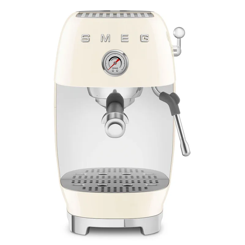 Smeg Smeg 50’s style halvautomatisk espressomaskin ECF03 Cream