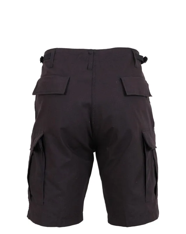 Rothco BDU Shorts i Rip-Stop Svart (#4749)