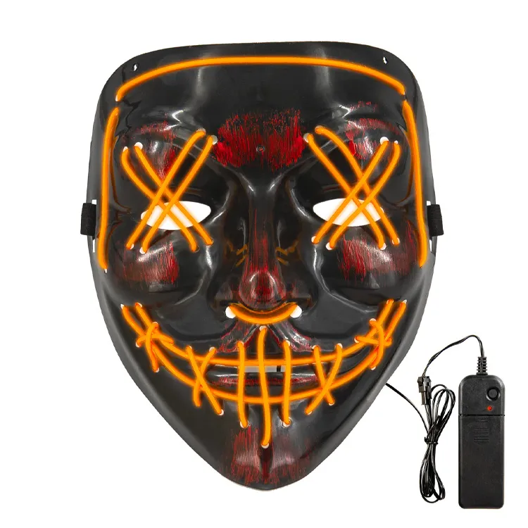 Halloween LED Mask Gul