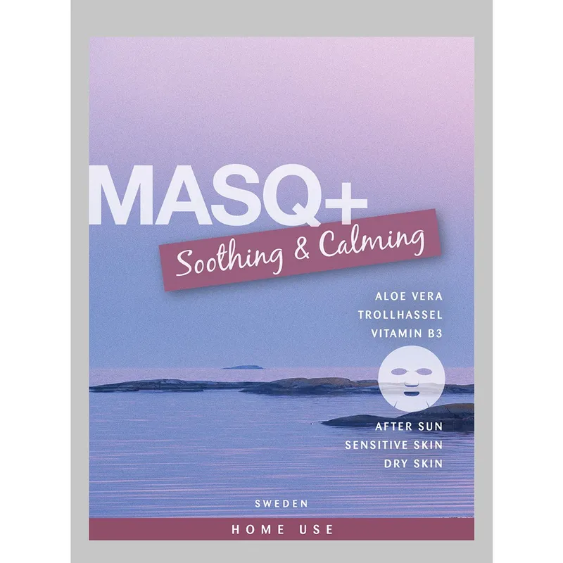 Masq+ Soothing & Calming ansiktsmask 1 st