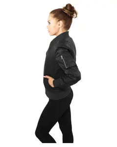Urban Classics Bomberjakke Dame Svart