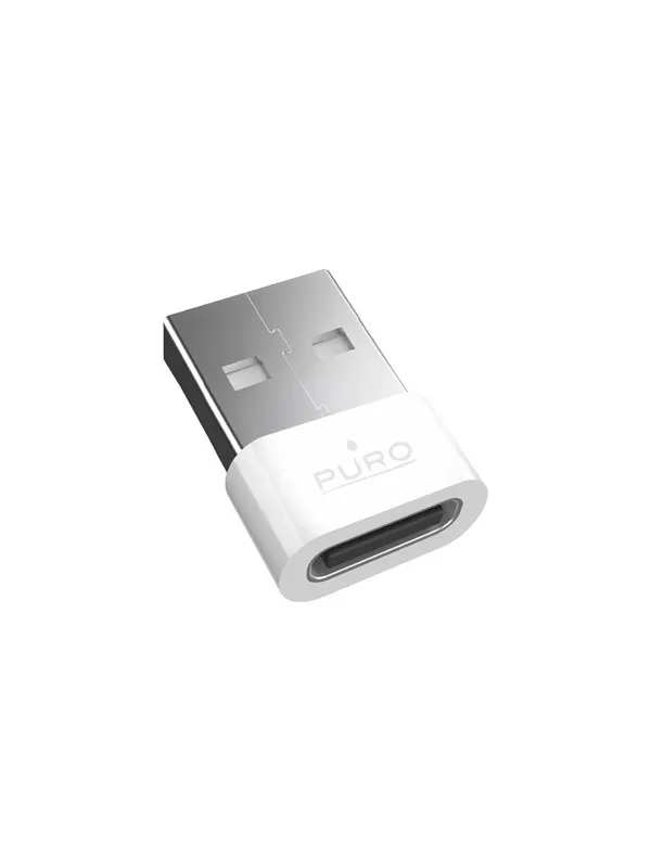 Puro USB-C - USB-A Adapter - White