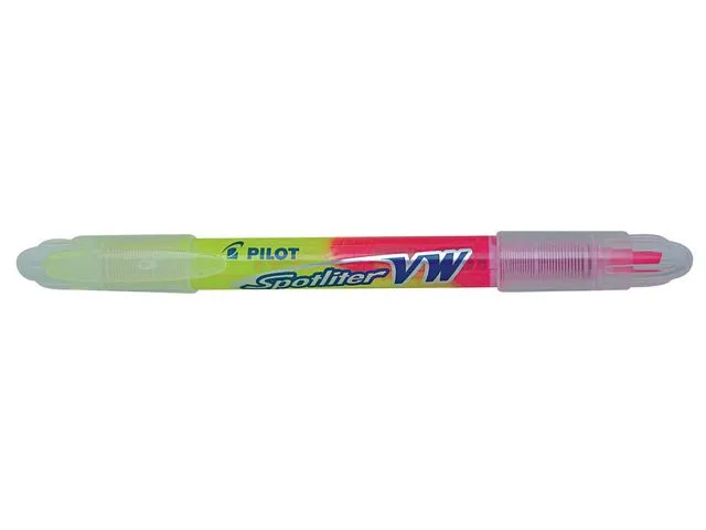 Överstrykningspenna PILOT BeGreen Spotliter, flytande bläck, 3,3 mm, gul/rosa