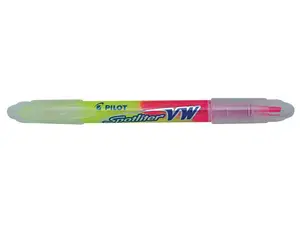 Överstrykningspenna PILOT BeGreen Spotliter, flytande bläck, 3,3 mm, gul/rosa