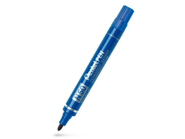 Märkpenna PENTEL N50-C sned 4,3mm blå