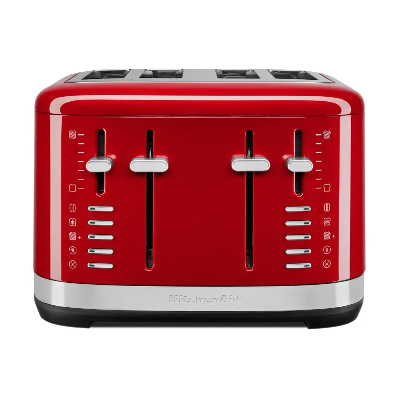 Kitchenaid Brödrost med manuell kontroll, 4 skivor, röd