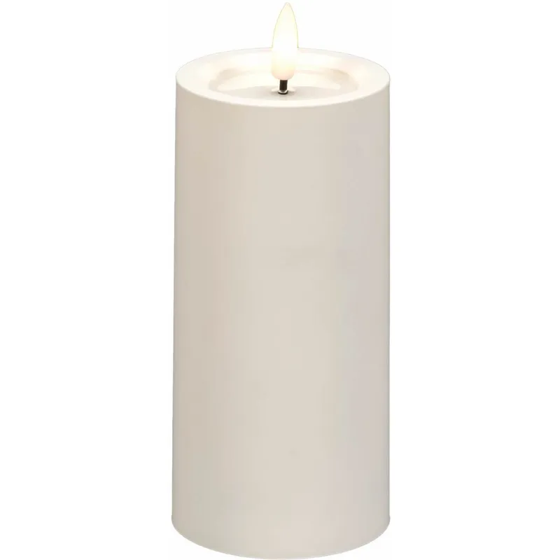 Konstsmide Blockljus vit 15cm