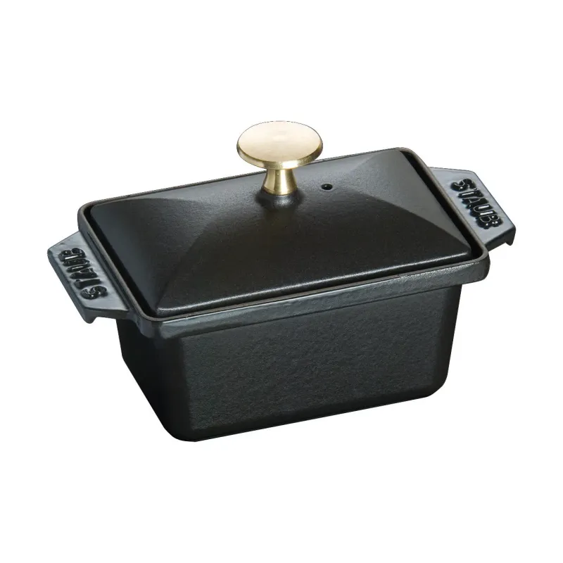 STAUB Staub Terrine ugnsform gjutjärn svart 15×11 cm