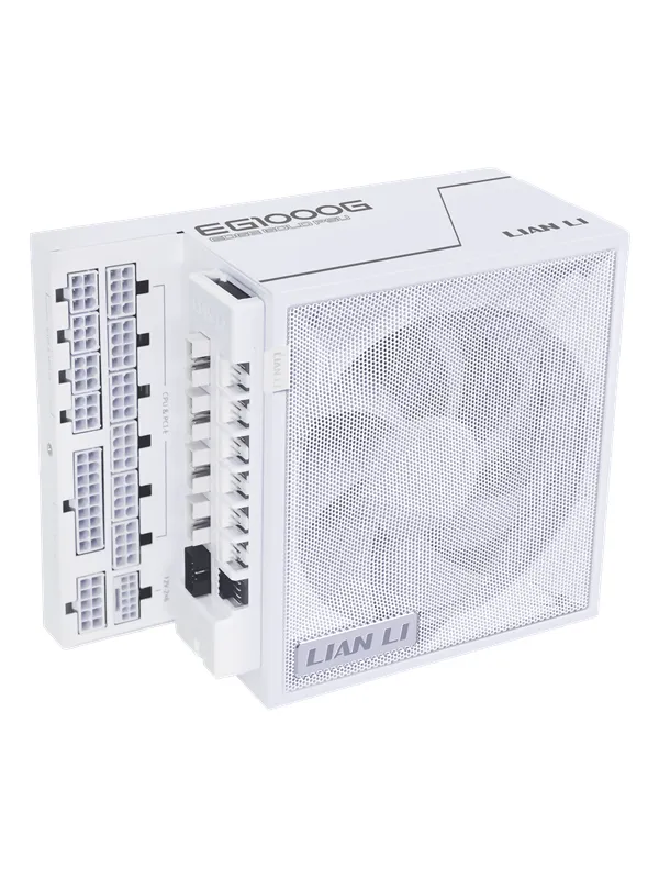 Lian Li Edge Gold 1000W White Strömförsörjning - 1000 Watt - 120 mm - ATX 3.1 - 80 Plus Gold certificate