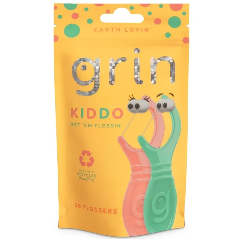 Grin Kiddo Tandtrådsbygel Flossypyx 36 st