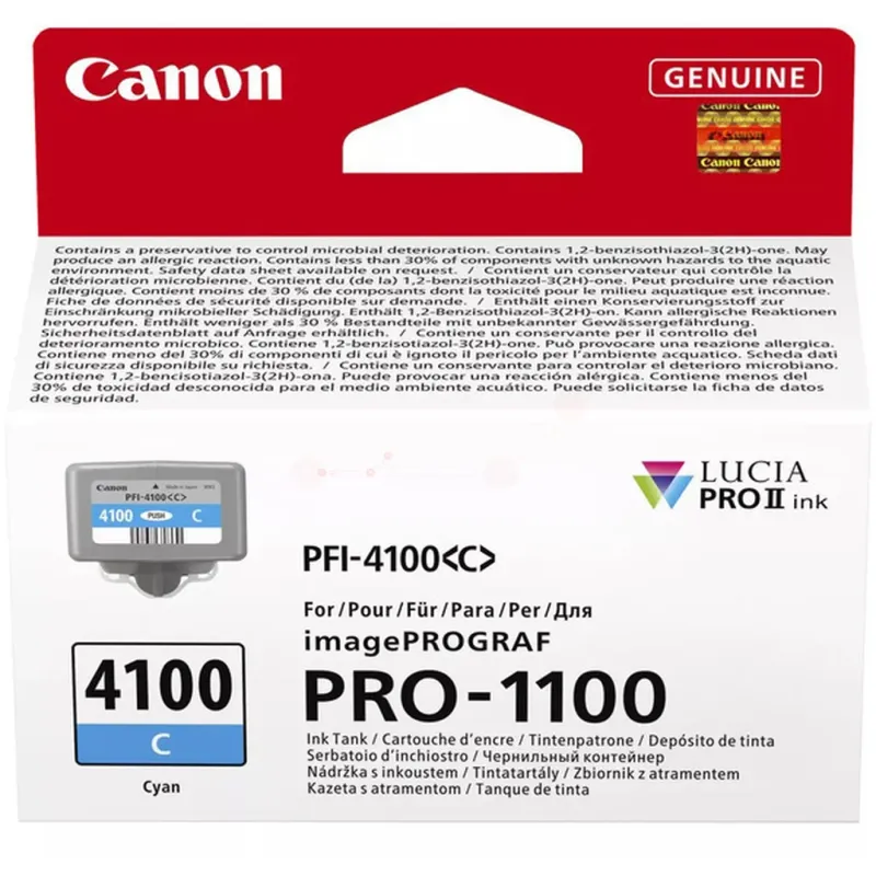 Canon PFI-4100 Bläckpatron Cyan