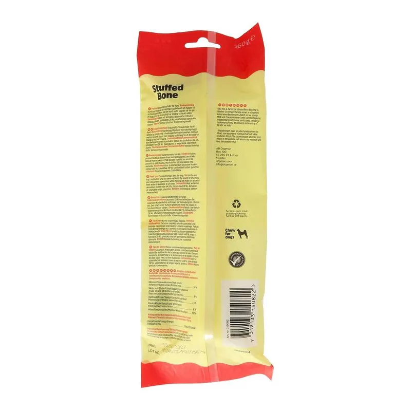 Dogman Chicken Stuffed Bone Dog Treat (1-Pack)