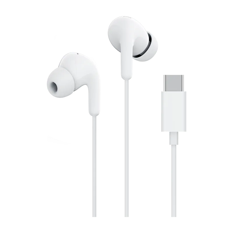 Xiaomi mi In-Ear hörlurar Headset USB-C Vit