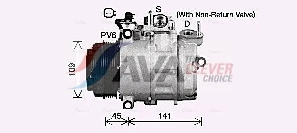 AC-kompressor AVA COOLING SYSTEMS FDAK692