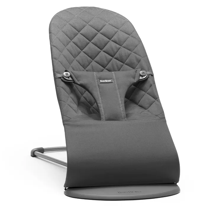 BabyBjörn Bliss Babysitter Vävd Klassisk Quilt, Antracitgrå