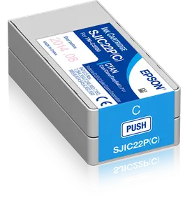 Epson SJIC22P(C) Cyan Ink - Bläckpatron Blå