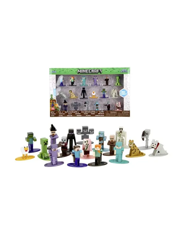 Jada Toys – Minecraft Multi-Pack Nanofigs Wave 12