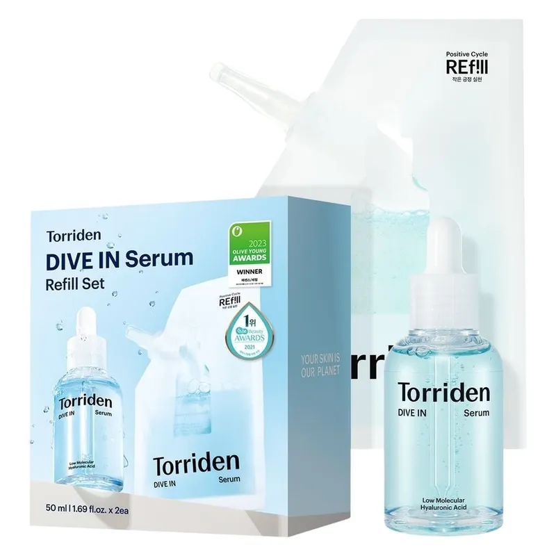 Torriden DIVE-IN Serum Refill Set 2 x 50 ml