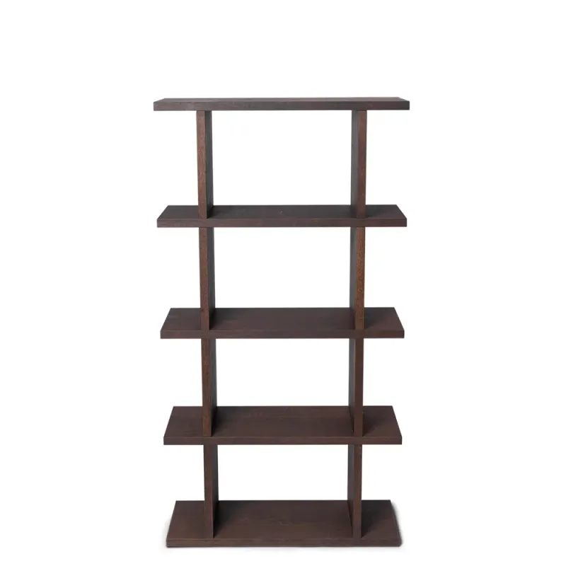 Ferm Living, Kona Bokhylla 1×4 – Mörkbetsad ek