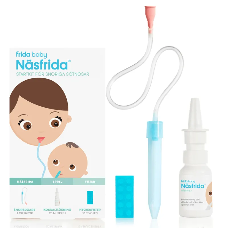 Köp 2 få 20% | Frida Baby Näsfrida Startkit för Snoriga Sötnosar