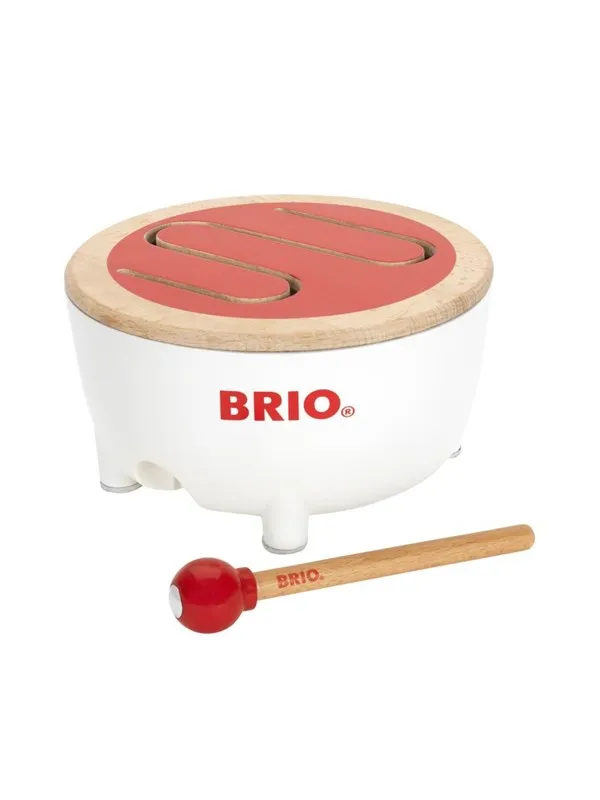BRIO Småbarnstrumma - Röd/Vit 30181