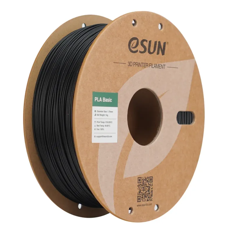 eSUN PLA-Basic – Black – 1.75mm – 1 kg