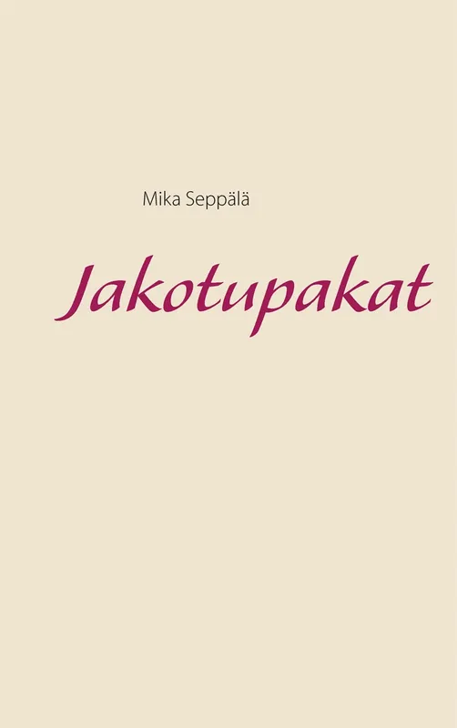 Jakotupakat, E-bok