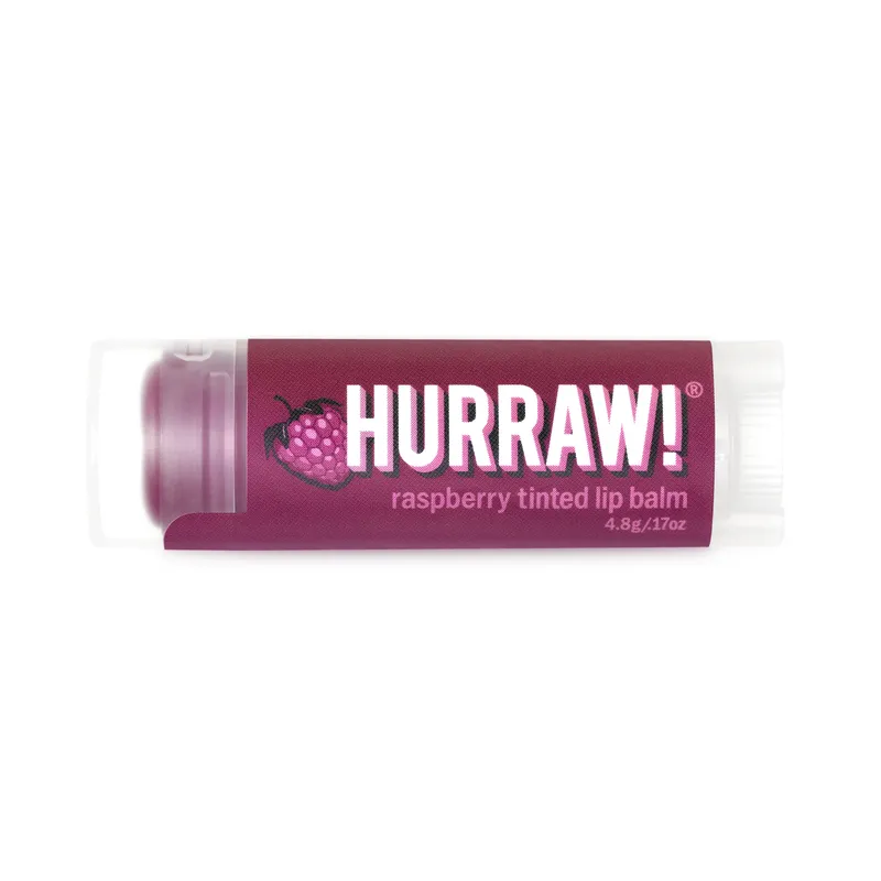 Hurraw Raspberry Tinted Lip Balm 4,8 g