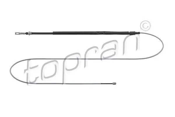 Handbromsvajer TOPRAN 721 659