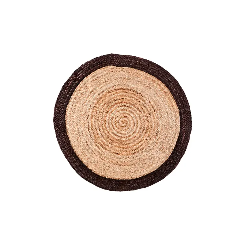 Affari of Sweden, JUNI matta natur/brun Ø90 cm