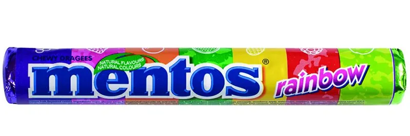 Mentos Rainbow Storpack - 40 x 38 g