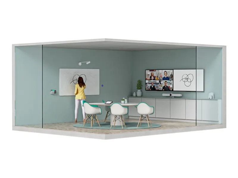 Logitech Scribe Whiteboard camera for video conferencing rooms