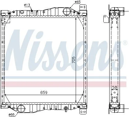 Kylare NISSENS 69606A