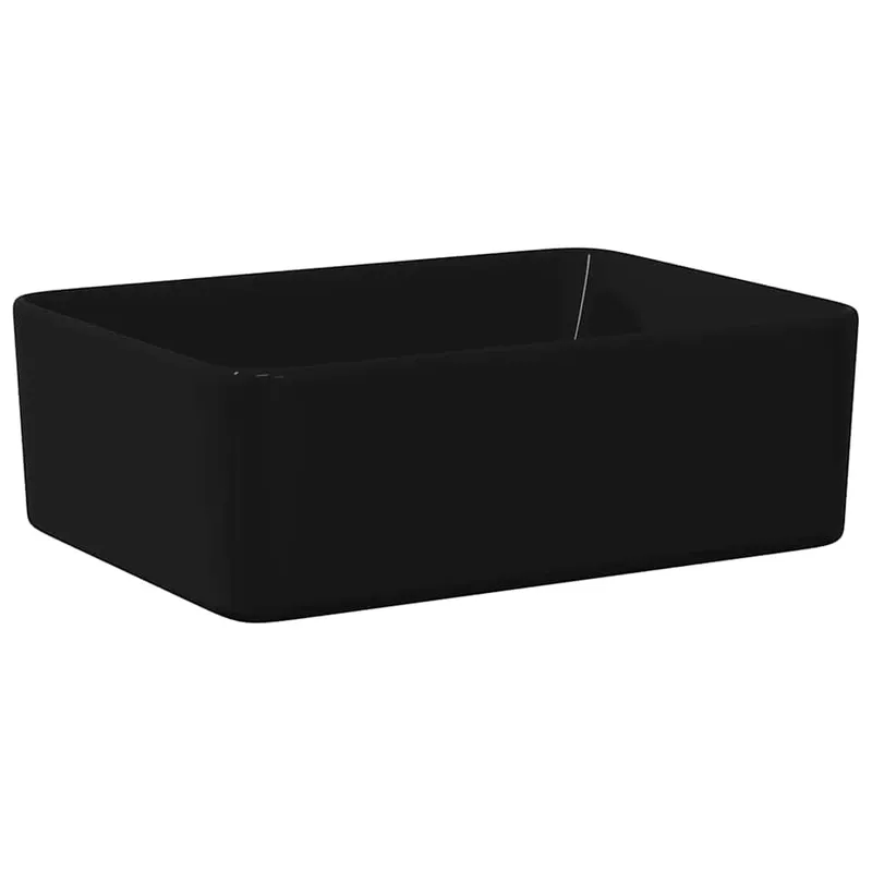 Tvättfat 40 x 30 x 13 cm Keramik Svart