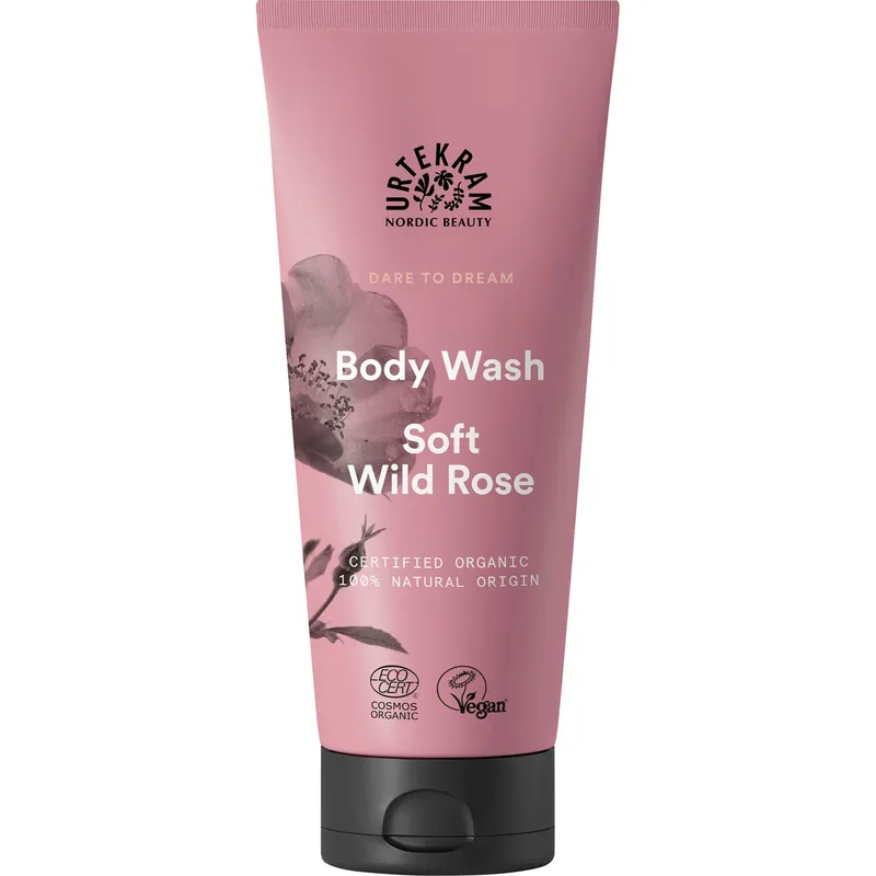 Urtekram Body Wash Soft Wild Rose – 200 ml